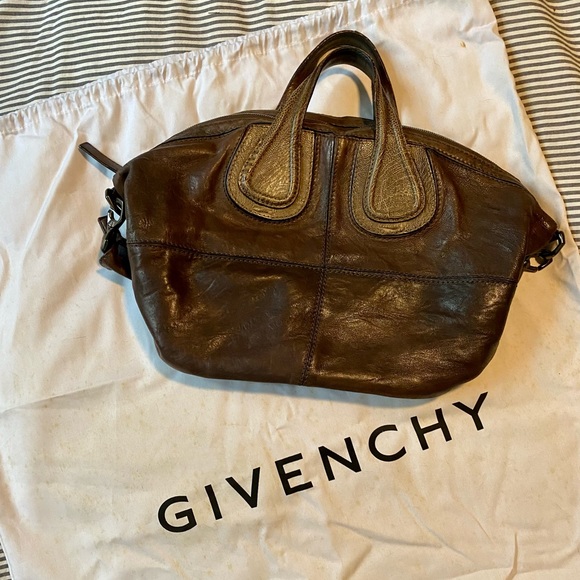 Givenchy Unisex Soft Brown Leather Medium Nightingale Bag - Picture 3 of 12